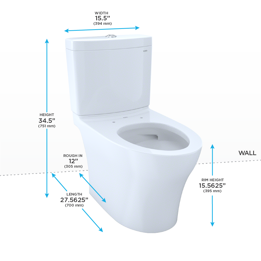 TOTO CST446CEMG Aquia IV Elongated Toilet Cotton 4