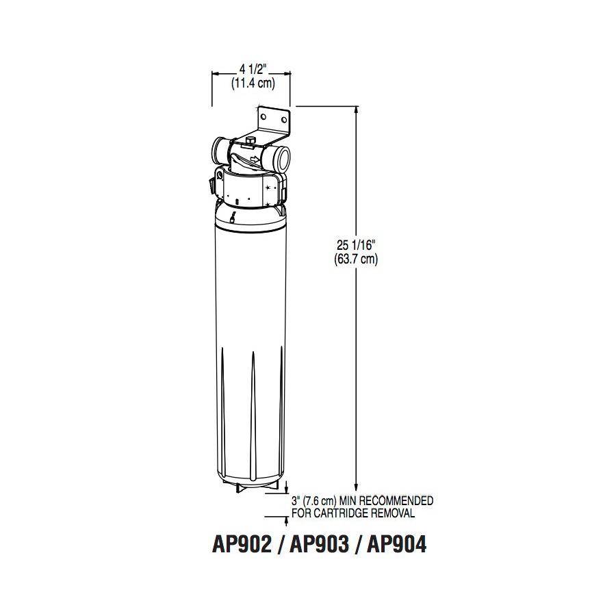 3M AP903 Aqua Pure Whole House Sediment Chlorine Filter System 2