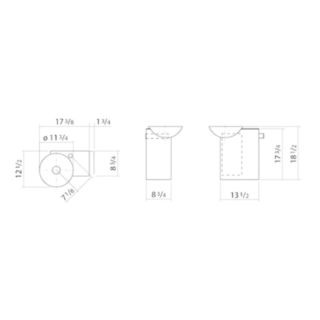 Alape 5241000000 WP.Insert1 Washplace Dish Basin White 2