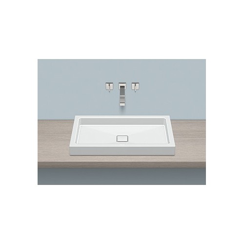 Alape 3208000000 AB.RE700.4 Sit-on Basin Rectangular White 1