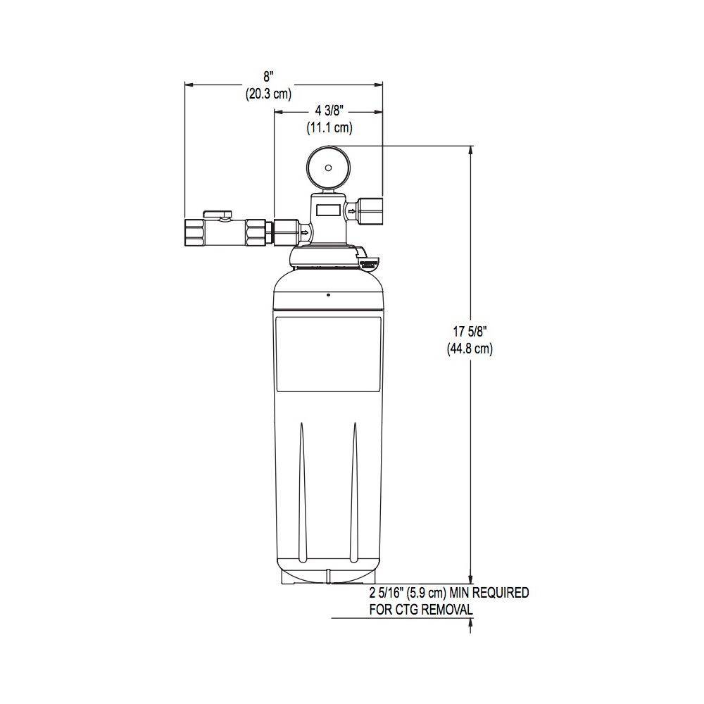 3M ICE165-S Ice Filtration System With Shut Off Valve 2