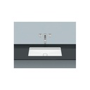 Alape 2258500000 UB.RE700.4 Undermount Basin Rectangular White 1