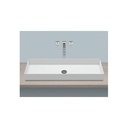 Alape 3214000000 AB.ME1000 Sit-on Basin Rectangular White 1