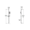 ALT 91282 Riga Thermostatic Shower System 2 Functions Chrome 2