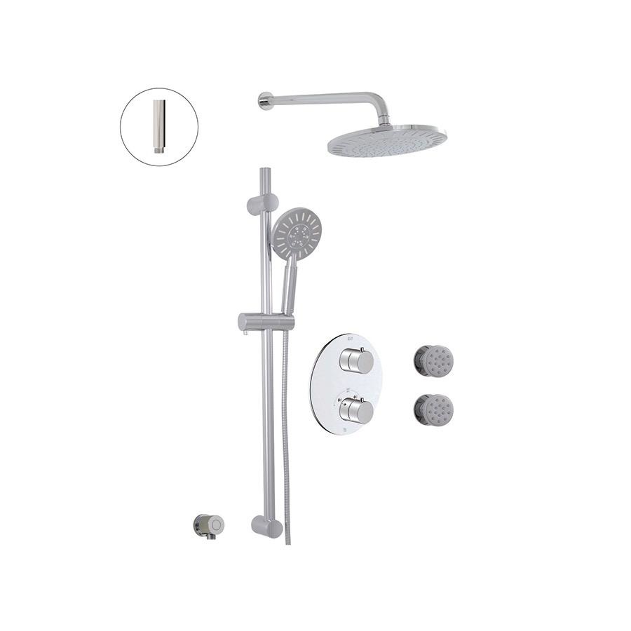 ALT 91484 Thermostatic Shower System 3 Functions Chrome 1