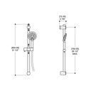 ALT 91083 Via Dante Thermostatic Shower System 3 Functions Electro Black 2