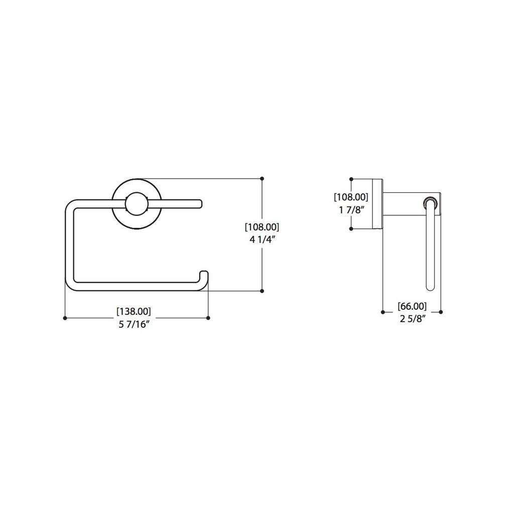 ALT 68810 Paper Holder Chrome 2