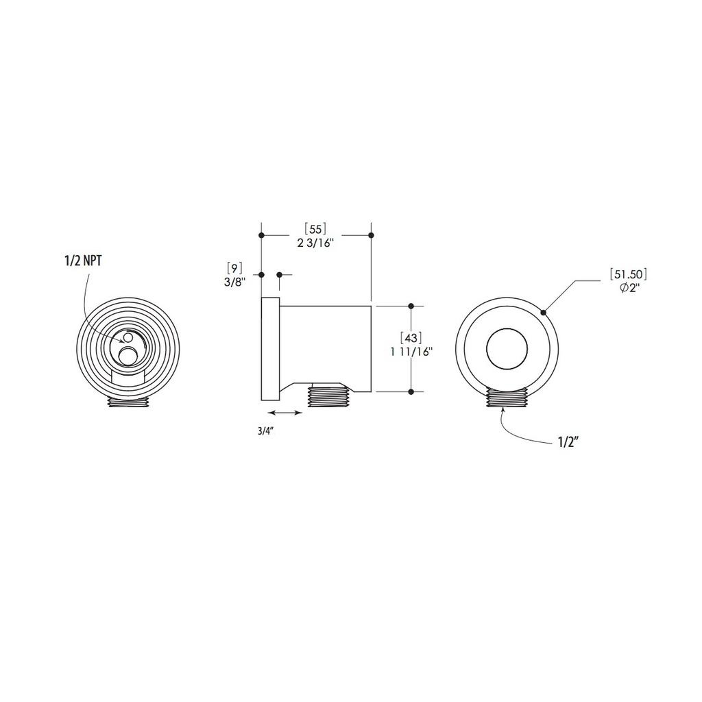 ALT 90734 Round Waterway Electro Black 2