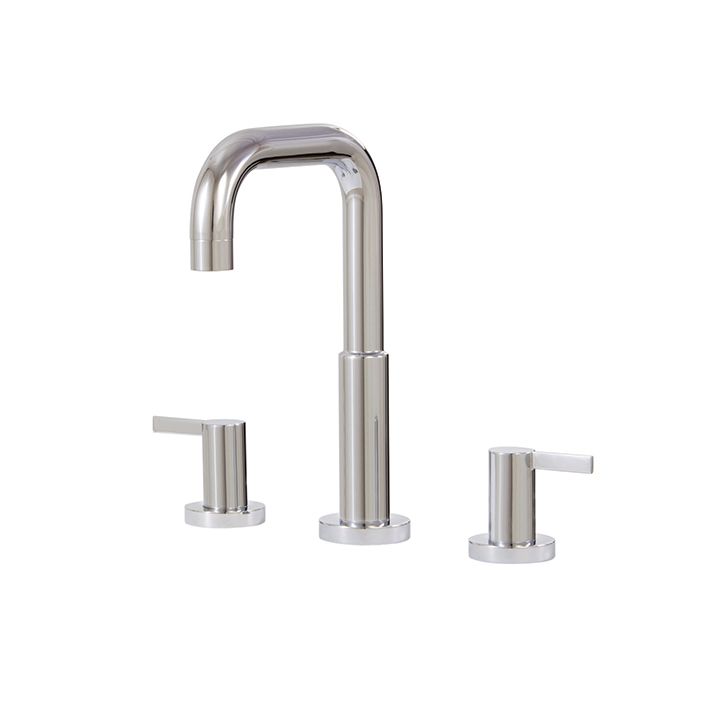 Aquabrass 68016 Blade Widespread Lavatory Faucet Polished Chrome 1