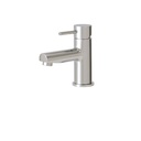 Aquabrass 61014 Volare Straight Single Hole Lavatory Faucet Brushed Nickel 1