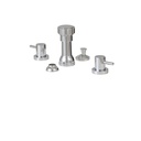 Aquabrass X7526 Xround 4 Hole Bidet Set Polished Chrome 1