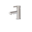 Aquabrass 68014 Blade Single Hole Lavatory Faucet Brushed Nickel 1