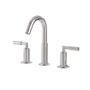 Aquabrass 27416 Geo Widespread Lavatory Faucet Brushed Nickel 1