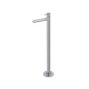 Aquabrass 61085 Volare Straight Floormount Tub Filler Polished Chrome 1