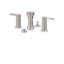 Aquabrass 68026 Blade 4 Hole Bidet Set Polished Chrome 1