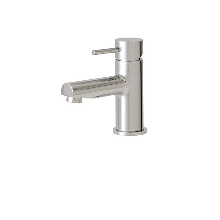 Aquabrass 61014 Volare Straight Single Hole Lavatory Faucet Polished Chrome 1