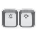 Blanco 400008 Essential U 2 Double Undermount Kitchen Sink 2