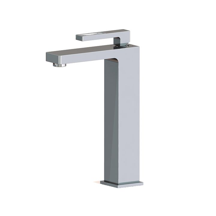 Aquabrass 84020 Tall Single Hole Lavatory Faucet Brushed Nickel 1