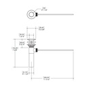 Aquabrass 42300 Drains & P Traps 1 1/4 Mechanical Drain Brushed Nickel 2