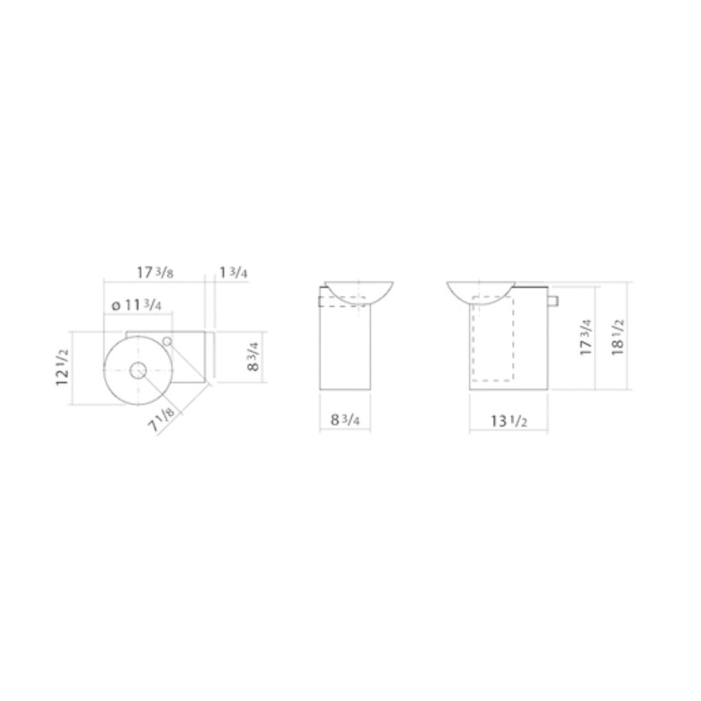 Alape 5241000110 WP.Insert1 Washplace Dish Basin White 2