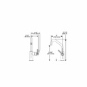Brizo 61063LF Litze Angled Spout Knurled Handle Bar Faucet Luxe Gold 2