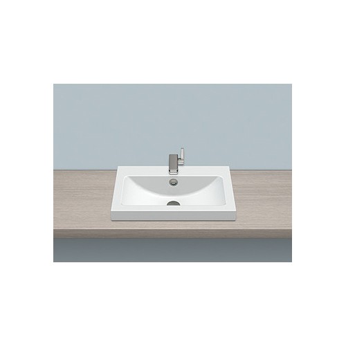 Alape 3202000000 AB.R585H.1 Sit-on Basin Rectangular White 1