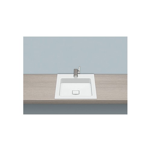 Alape 2303000000 EB.Q450H Built-in Basin Square White 1