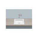 Alape 2302000000 EB.Q450 Built-in Basin Square White 1