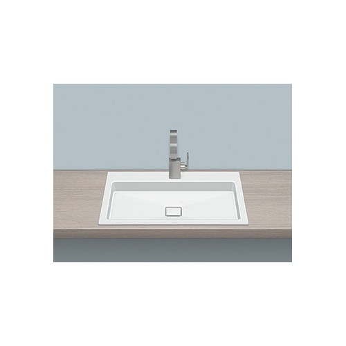 Alape 2208000000 EB.RE700H.2 Built-in Basin Rectangular White 1