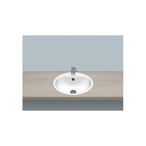 Alape 2018000000 EW 3.2 Built-in Basin Round White 1