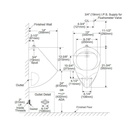 TOTO UT104E01 Commercial Washout Urinal 0.5GPF 2