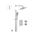 &lt;&lt; ALT 91384 Misto Thermostatic Shower System 3 Functions Chrome