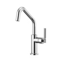 Brizo 61063LF-PC Litze Angled Spout Knurled Handle Bar Faucet Chrome