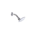 << ALT 90711 Round Showerhead With Arm Chrome