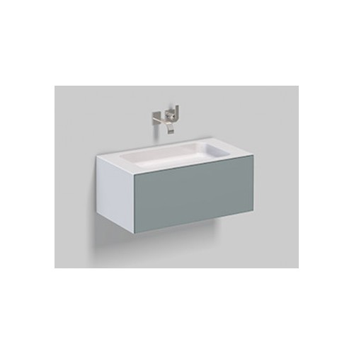 Alape 5165510000 WP.FO2 Washplace Rectangular Grey Fossil