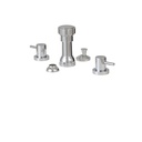 Aquabrass X7526 Xround 4 Hole Bidet Set Polished Chrome
