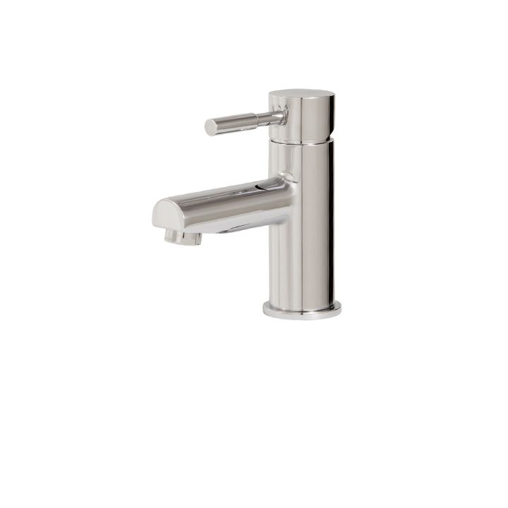 Aquabrass 27414 Geo Single Hole Lavatory Faucet Brushed Nickel