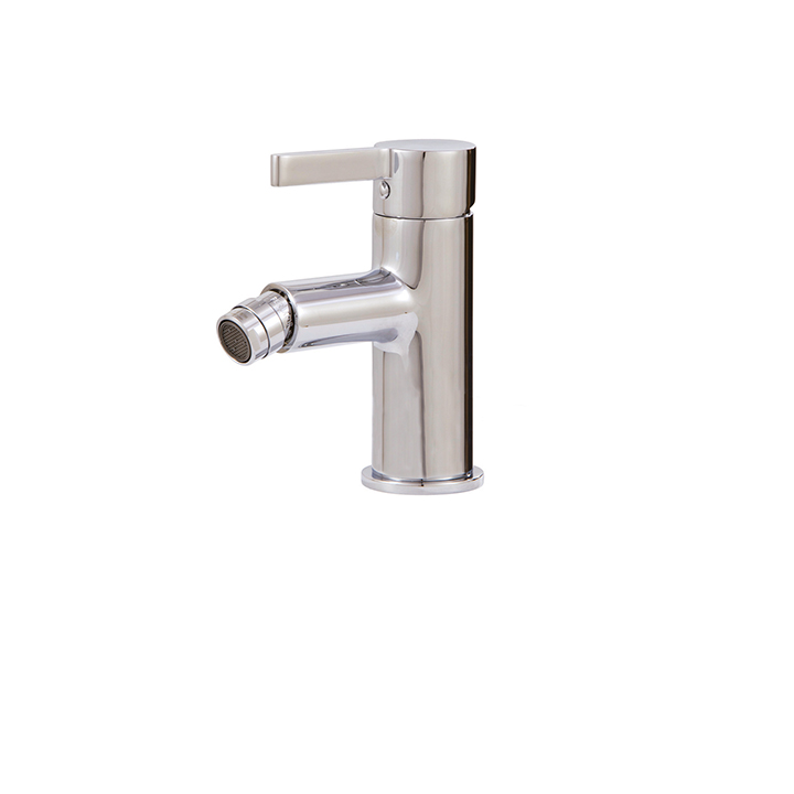 Aquabrass 68024 Blade Single Hole Bidet With Swivel Spray Polished Chrome